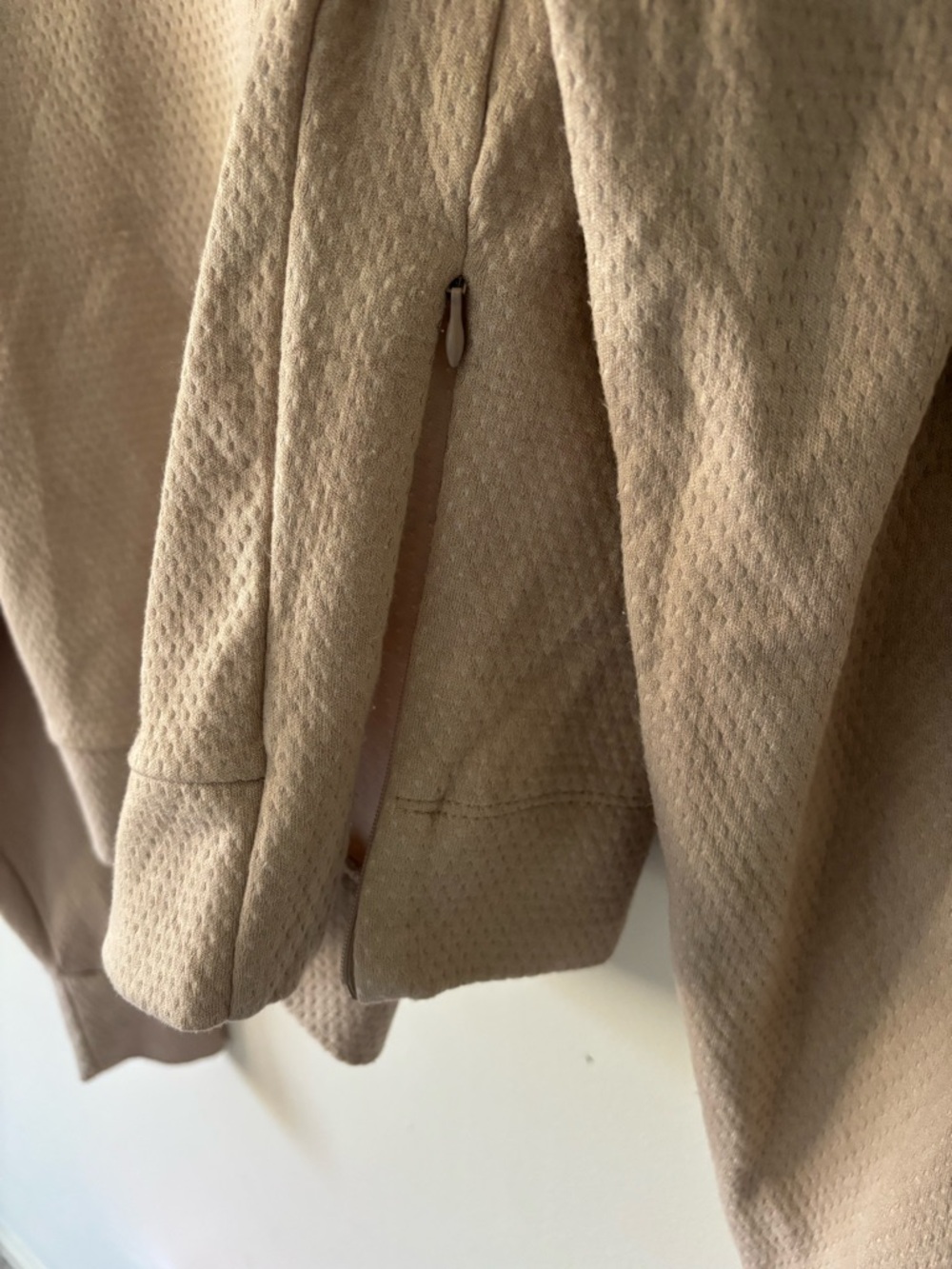Craft Women’s Half-Zip Sweater in Beige Hiking Size Small - Picture 4 of 7